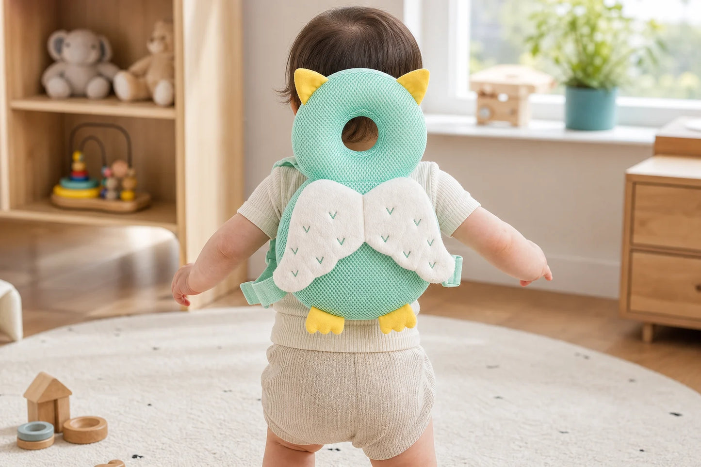 BabySafe Hibou™ - Le Sac à Dos de Protection Anti-Chute pour Bébé