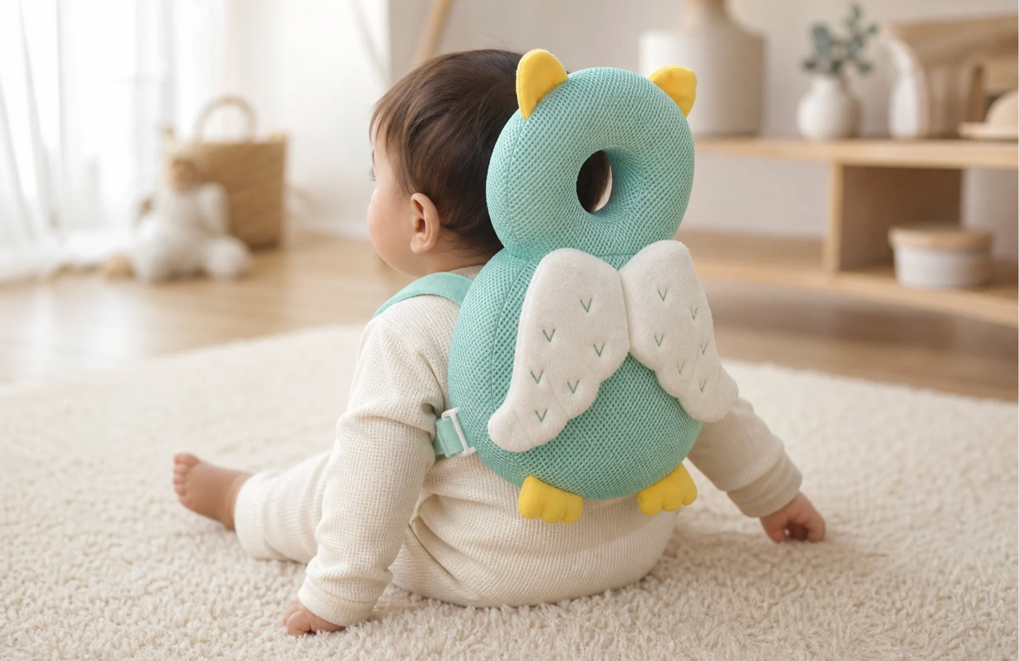 BabySafe Hibou™ - Le Sac à Dos de Protection Anti-Chute pour Bébé