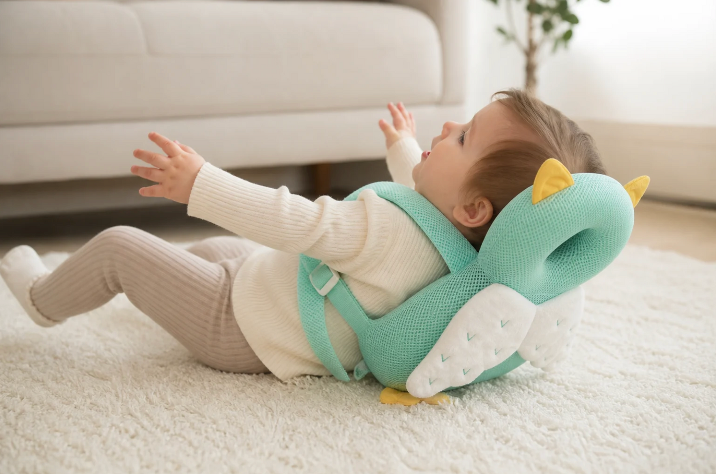BabySafe Hibou™ - Le Sac à Dos de Protection Anti-Chute pour Bébé