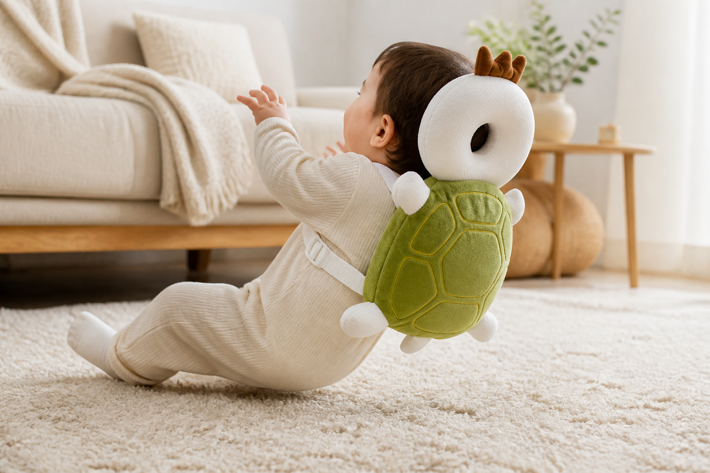 BabySafe Tortue™ - Le Sac à Dos de Protection Anti-Chute pour Bébé